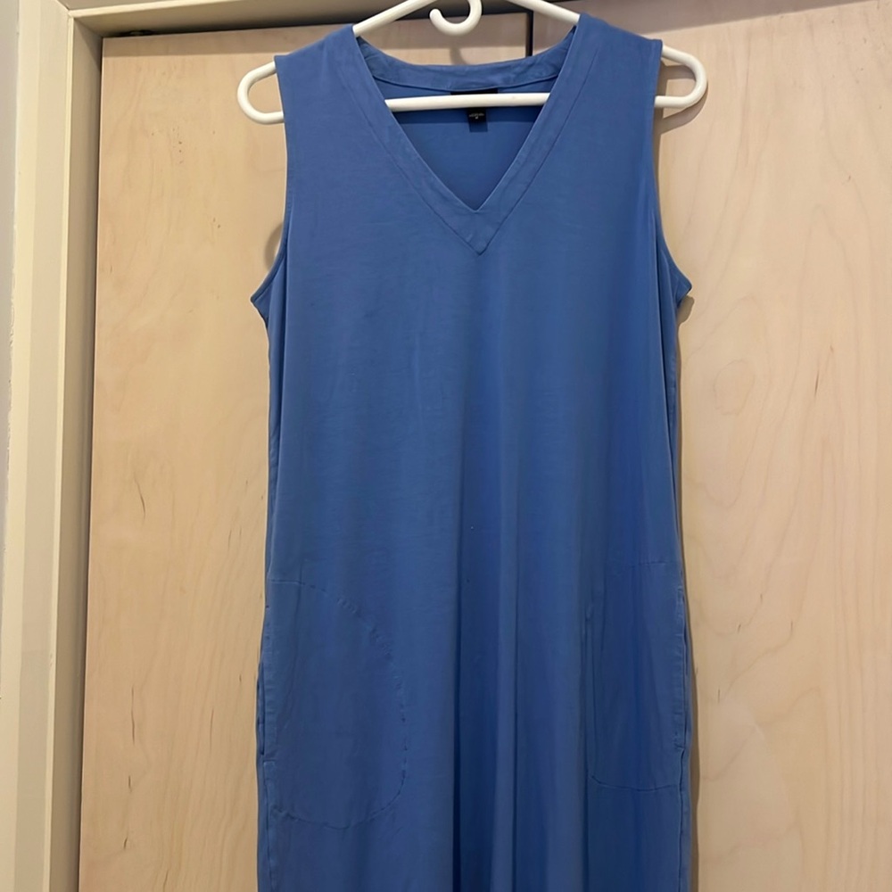 JJill Wearever Collection blue casual dress size Medium. Never worn